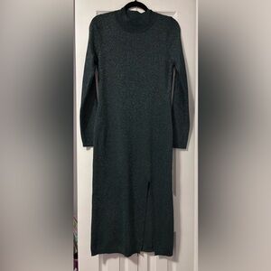 VICI Metallic Forest Green Sweater Dress - XL - Stunning for Christmas